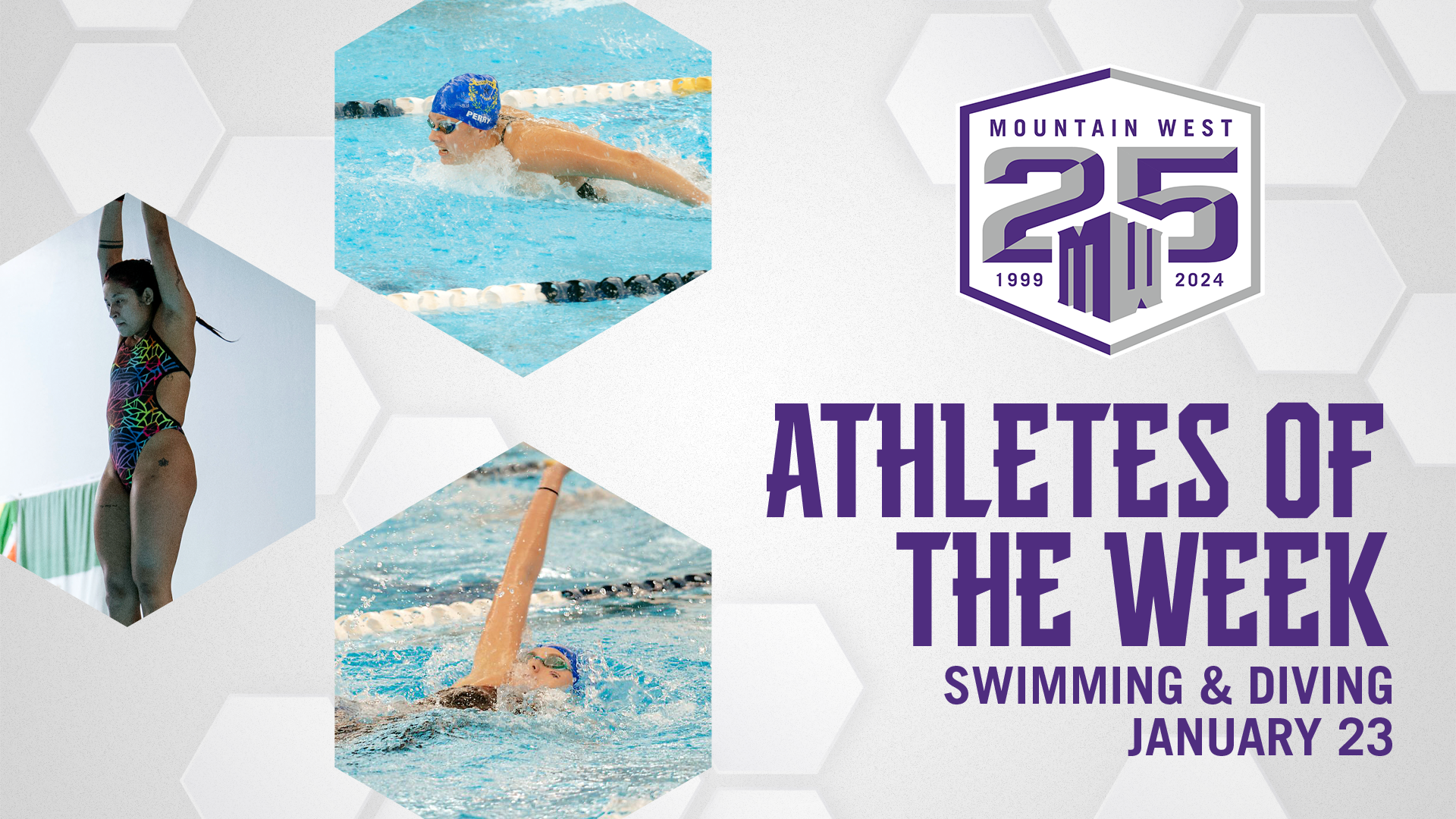 MW Swimming & Diving Athletes of the Week - Jan. 23