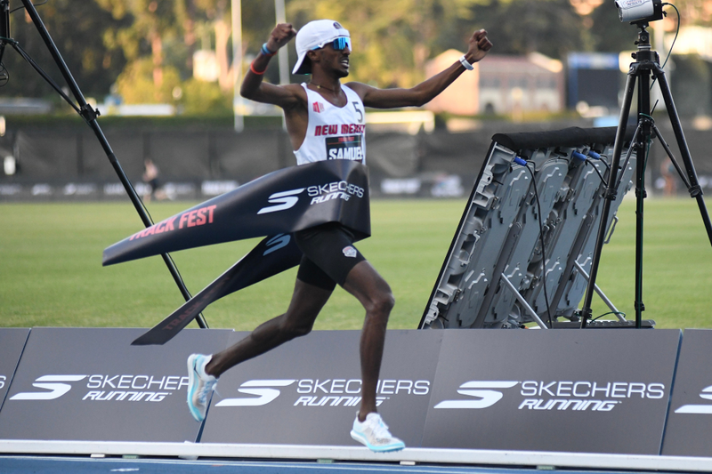 Habtom Samuel Runs 5K World Lead at LA Track Fest