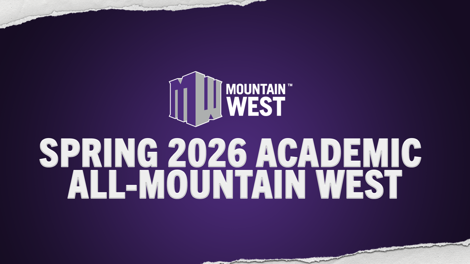 Spring 2026 Academic All-Mountain West Team Announced