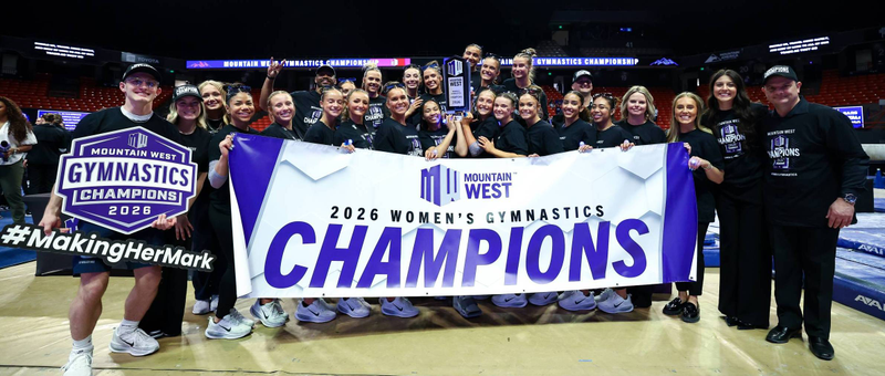 Utah State Repeats as Mountain West Gymnastics Champions