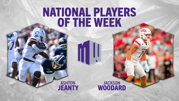 Jeanty, Woodard Earn National Player of the Week honors