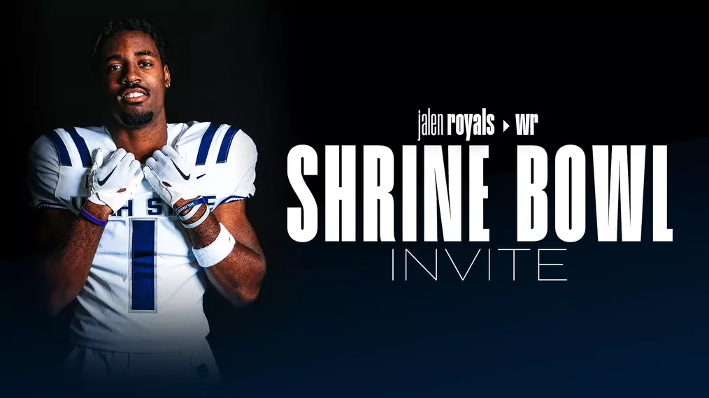 Utah State’s Jalen Royals Invited to 2025 East-West Shrine Bowl