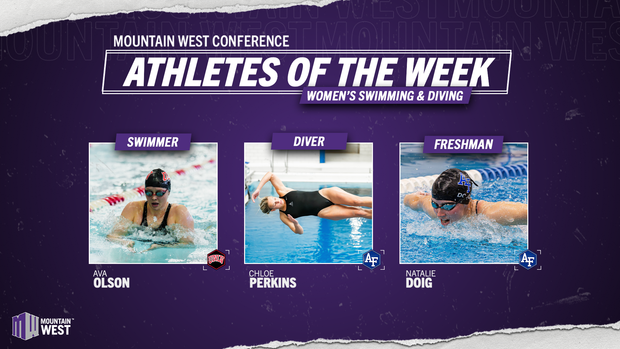 Mountain West Women’s Swimming & Diving Athletes Of The Week – Jan. 13