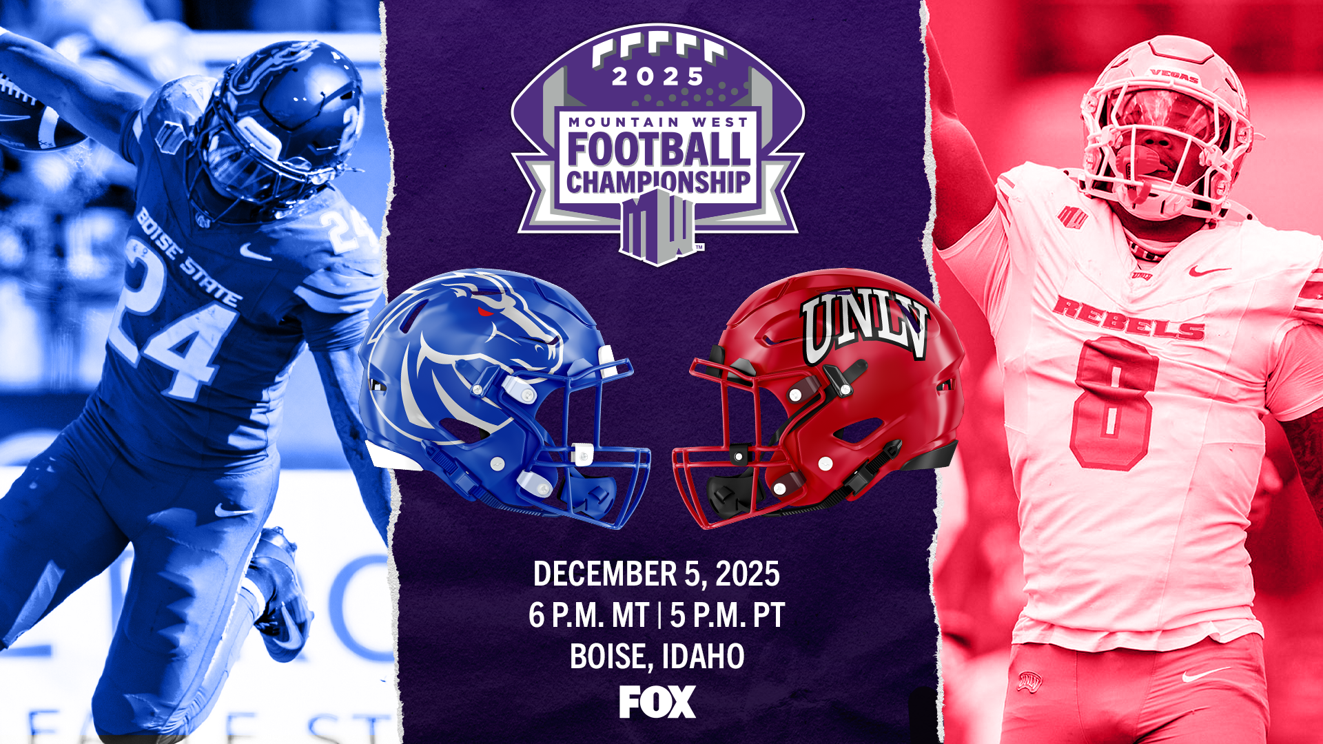 Boise State to Host UNLV for 2025 Mountain West Football Championship