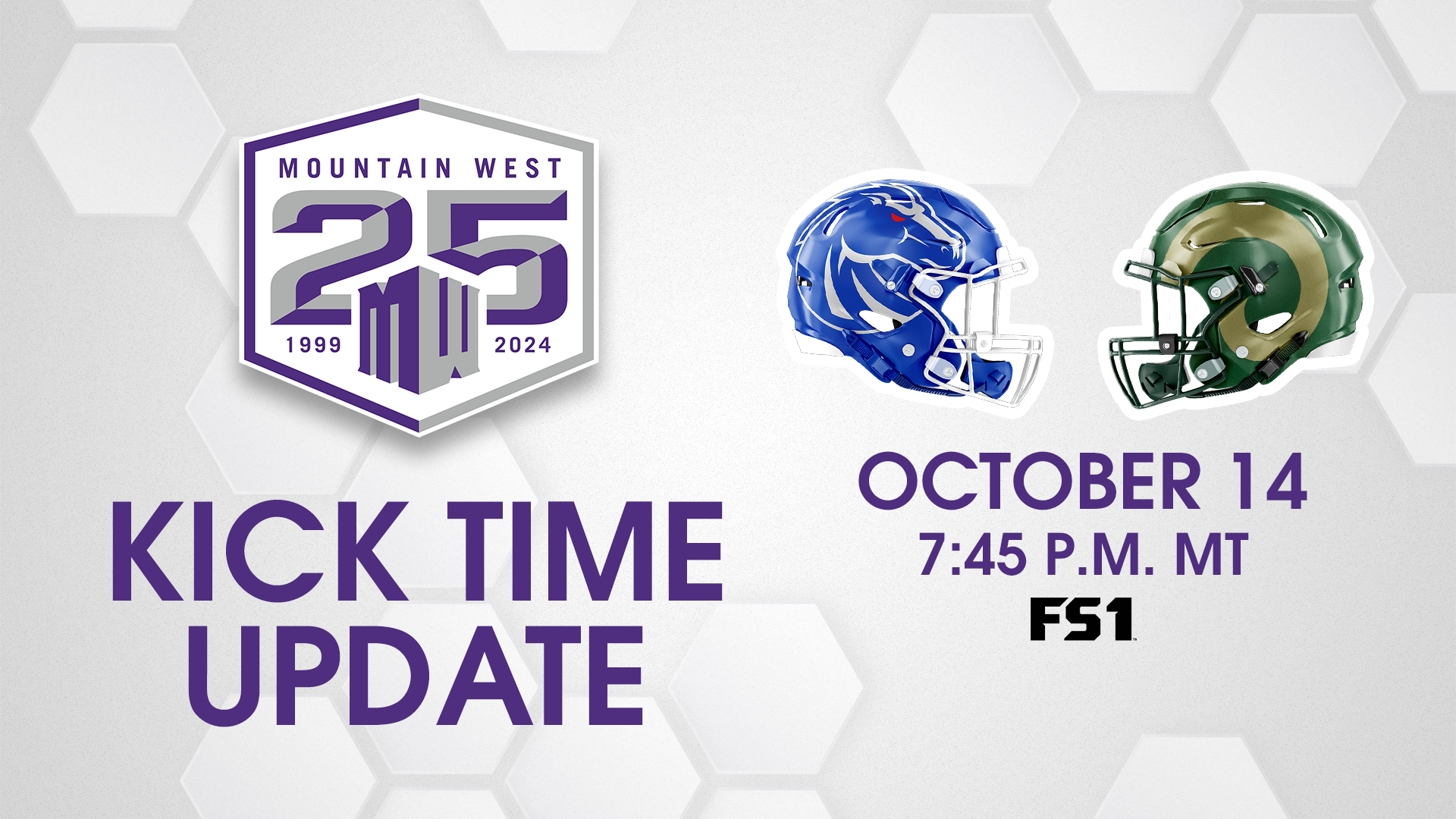 Mountain West Announces Revised Football Schedule - Boise State