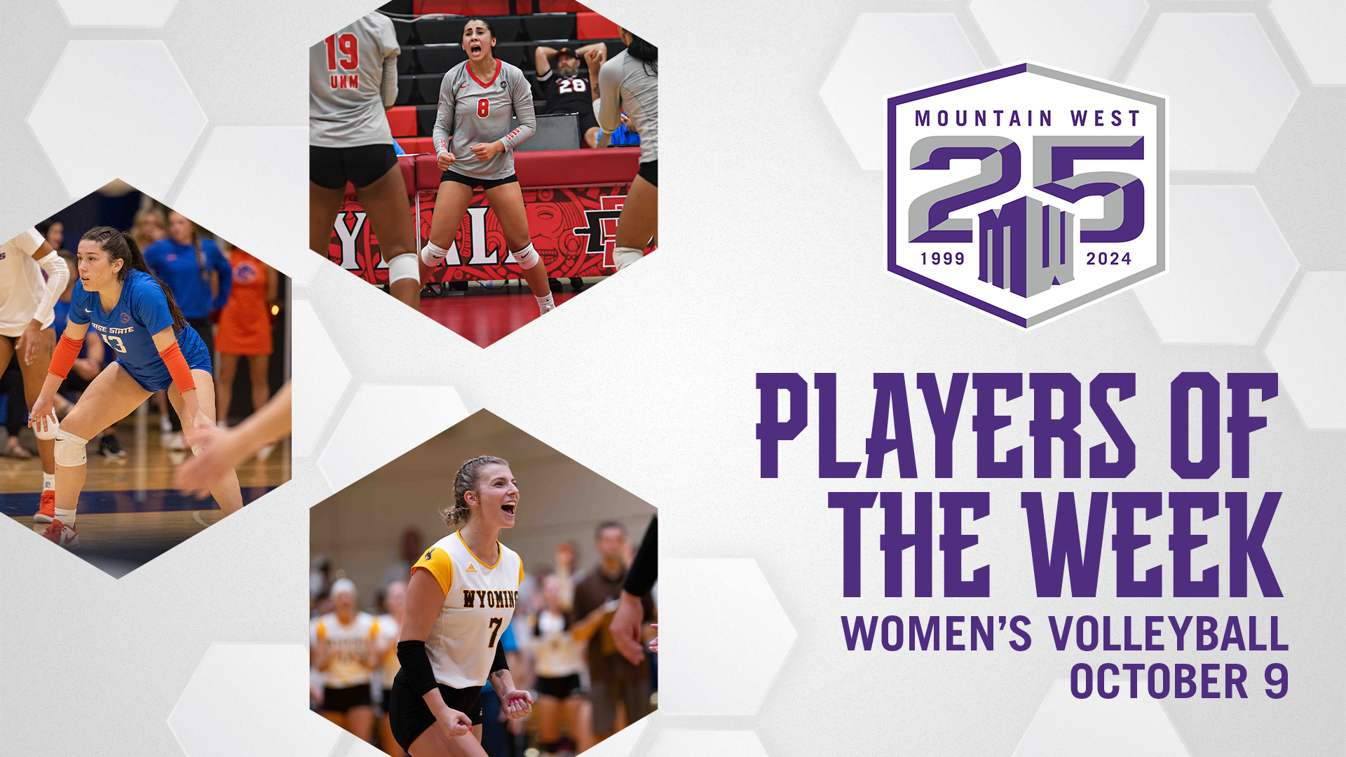 MW Volleyball Players of the Week - Oct. 9