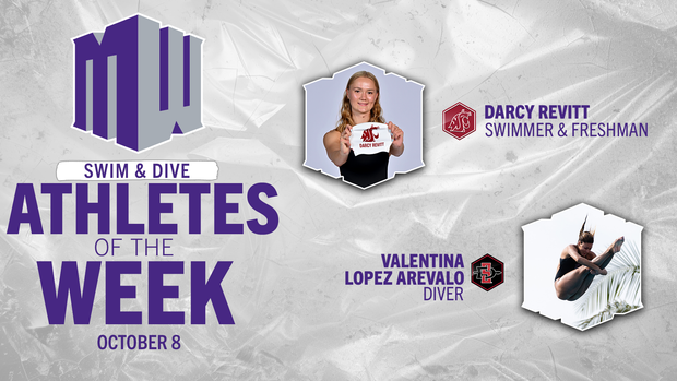 MW Swimming and Diving Athletes of the Week - Oct. 8