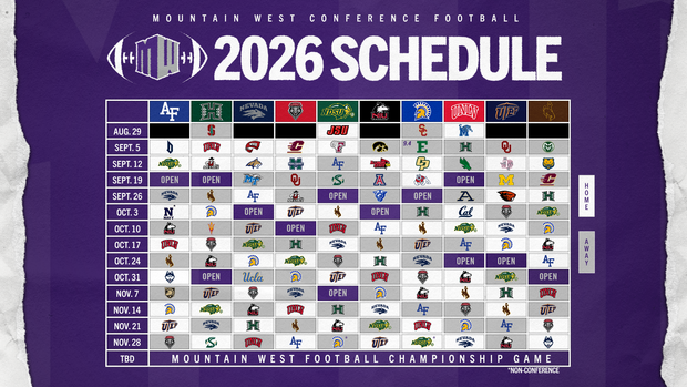 Mountain West Announces 2026 Football Schedule
