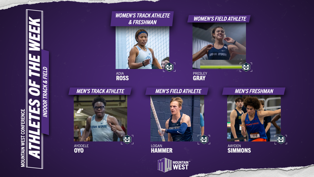 MW Indoor Track & Field Athletes of the Week - Dec. 16