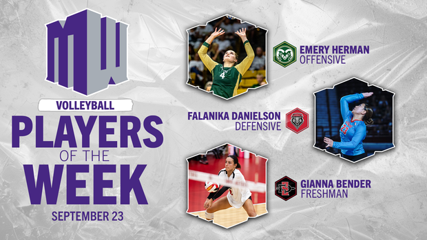 MW Volleyball Players of the Week - Sept. 23