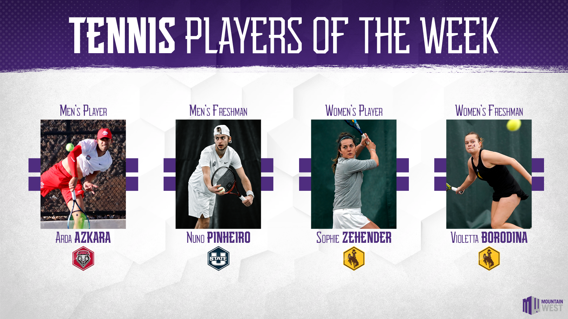 MW Tennis Players of the Week - April 24