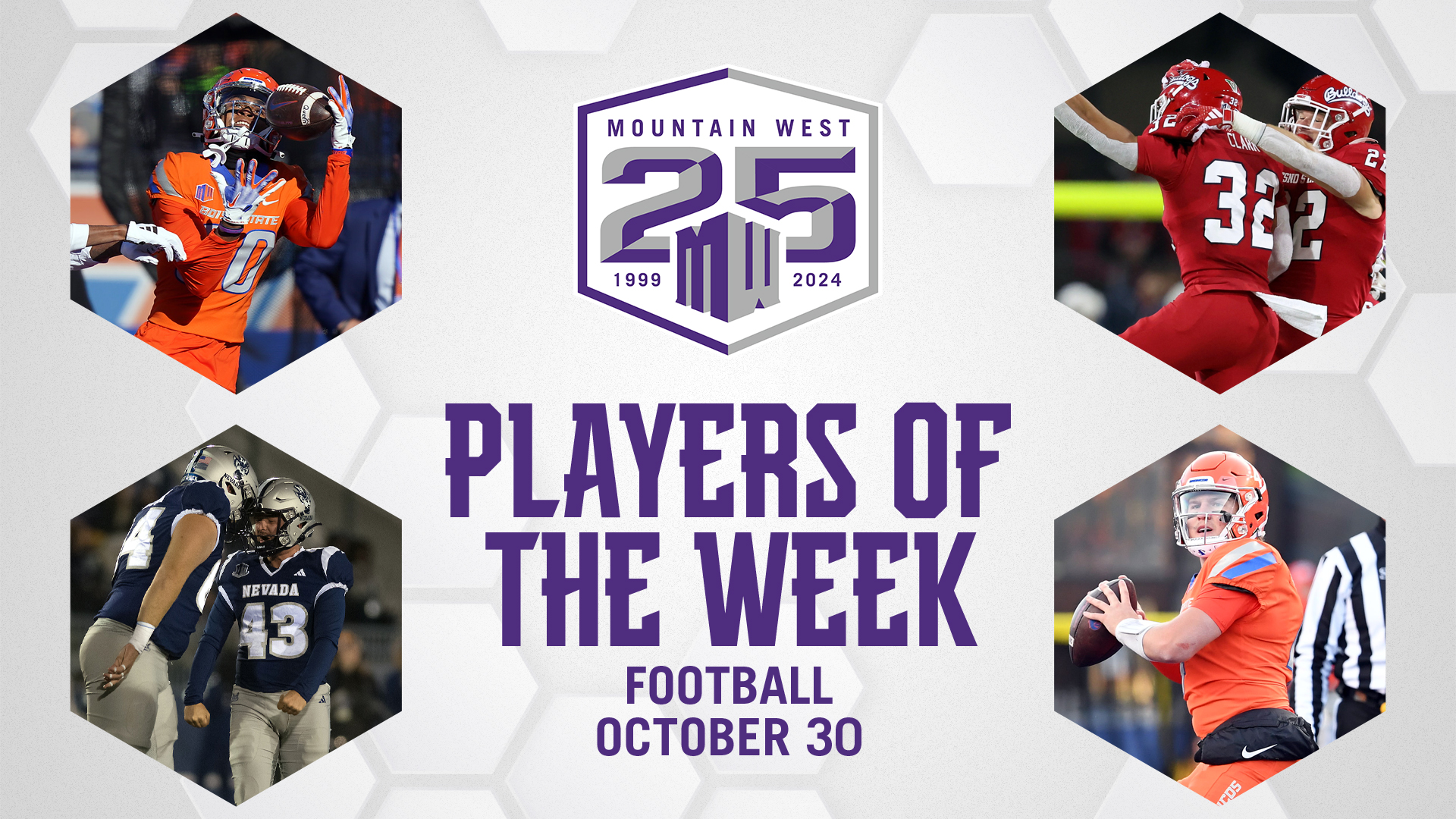 MW Football Players of the Week - Oct. 30
