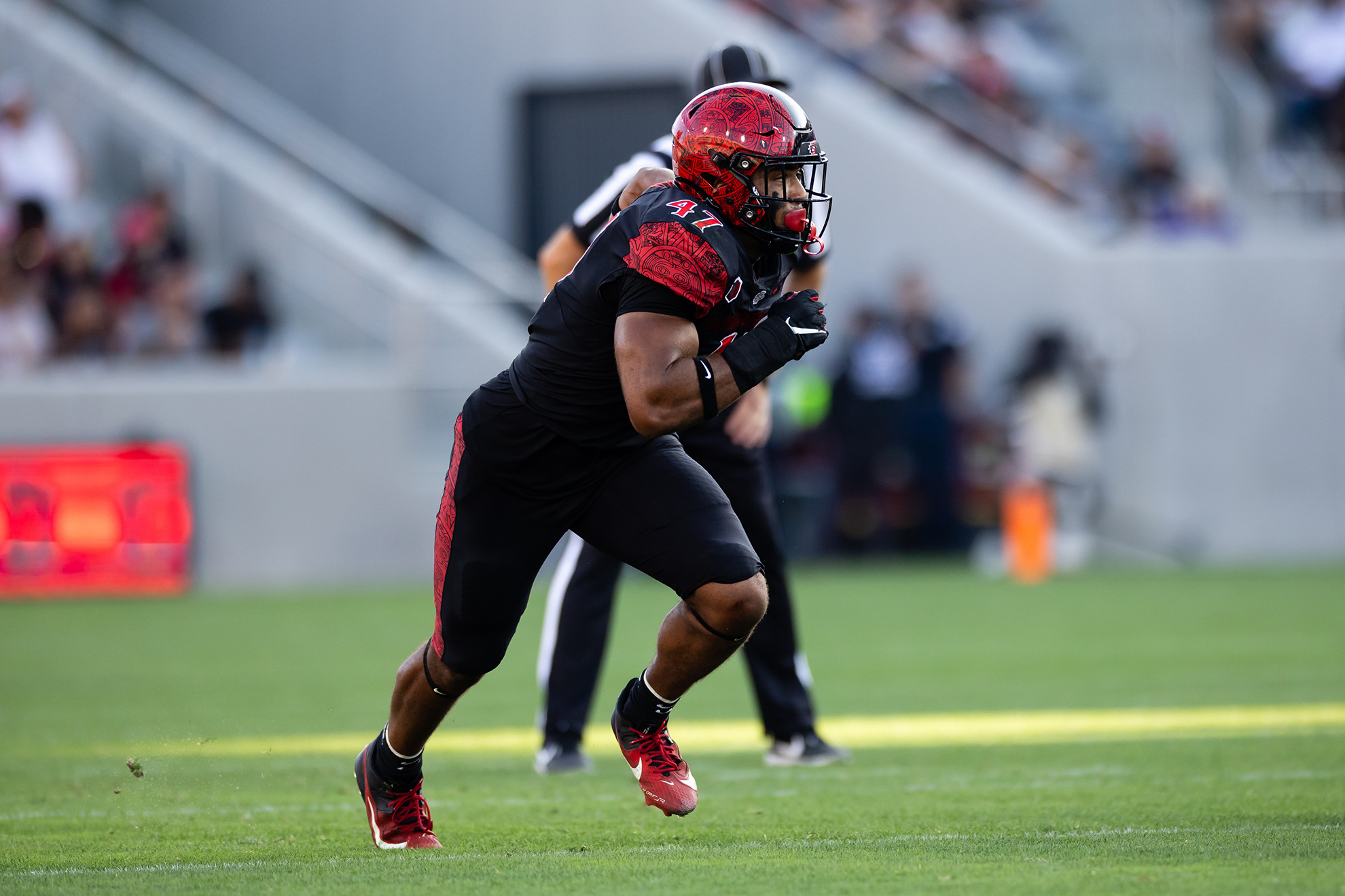 SDSU’s Trey White Added to Bednarik Award Midseason Watch List