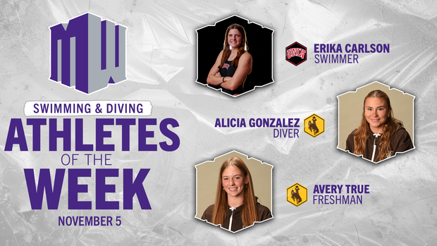 MW Swimming & Diving Athletes of the Week - Nov. 5