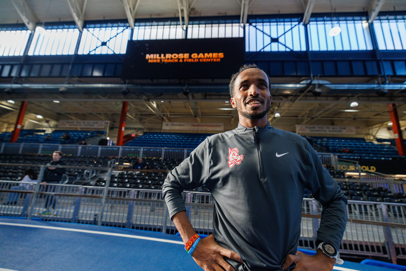 Habtom Samuel Breaks Collegiate Two-Mile Record at Millrose Games