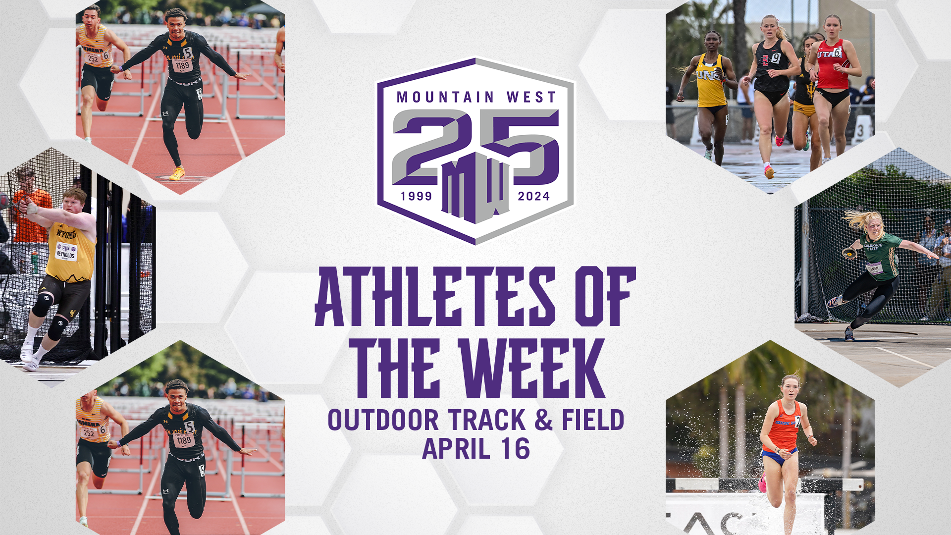 Mountain West Outdoor Track & Field Athletes of the Week - April 16
