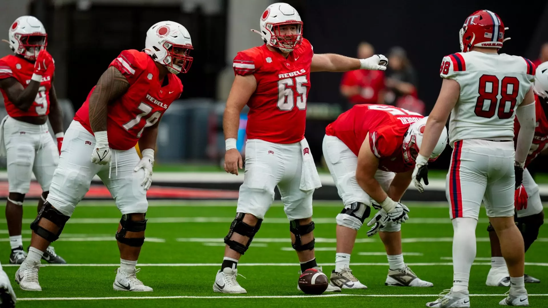 UNLV O-Line Earns Midseason National Honors From Joe Moore Award