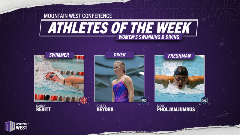 Mountain West Women’s Swimming & Diving Athletes Of The Week – Nov. 25