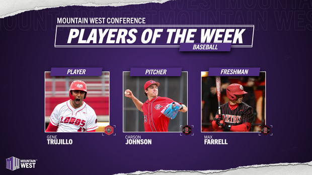 Mountain West Baseball Players of the Week - Feb. 16