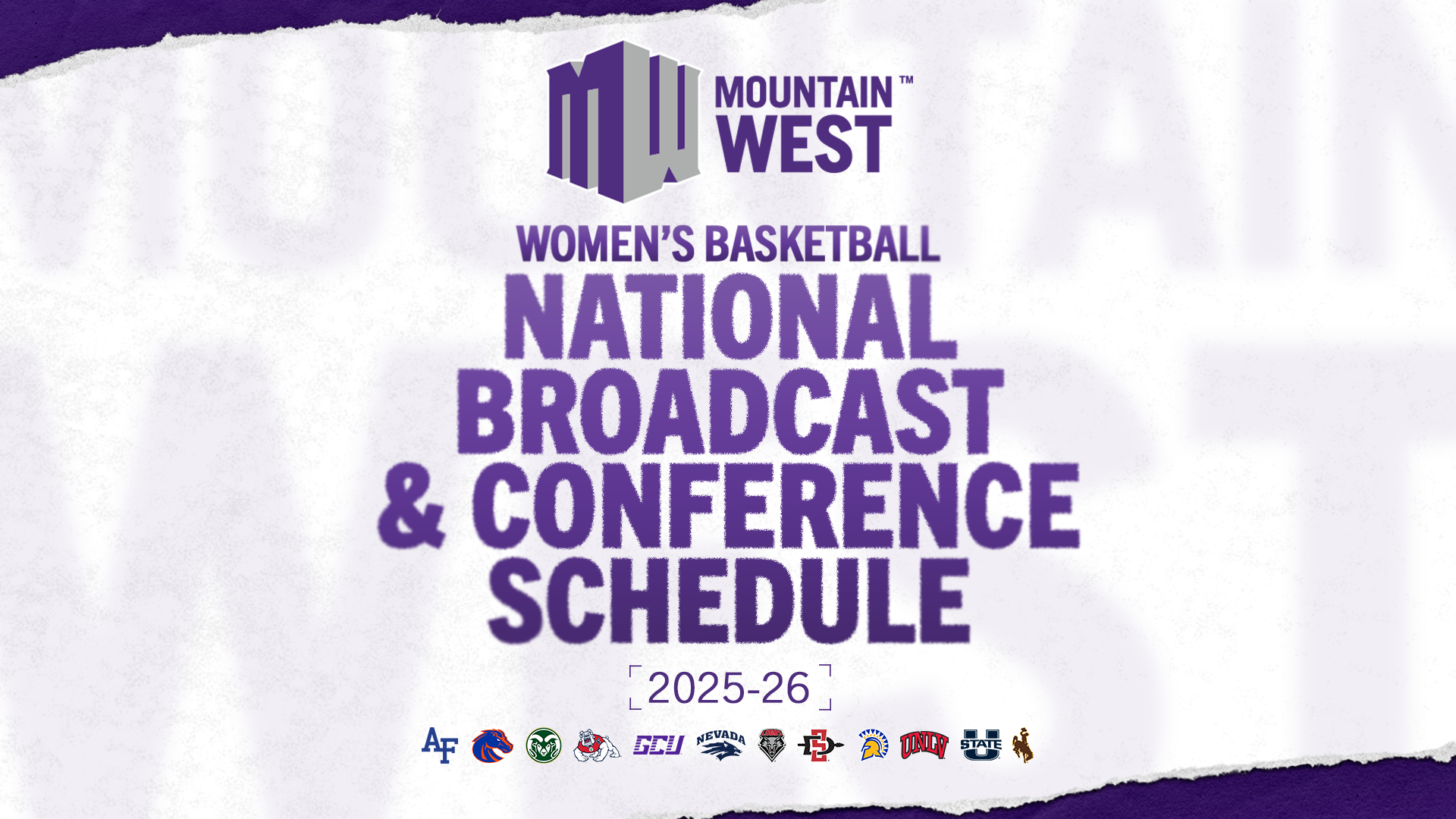 Five Mountain West Women's Basketball Matchups to Air on National Television