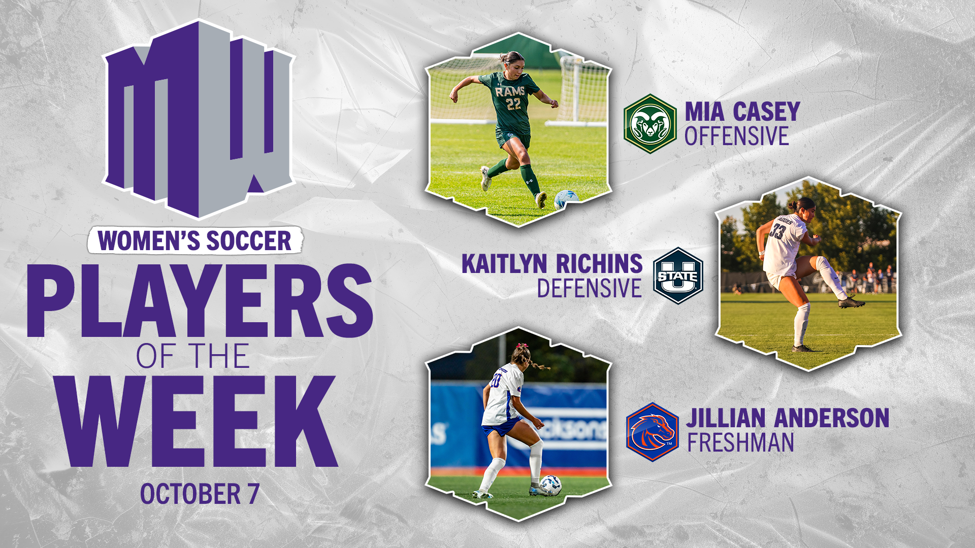 MW Soccer Players of the Week - Oct. 7