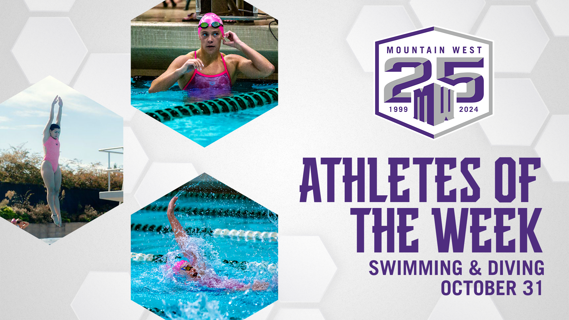 MW Swimming & Diving Athletes of the Week - Oct. 31