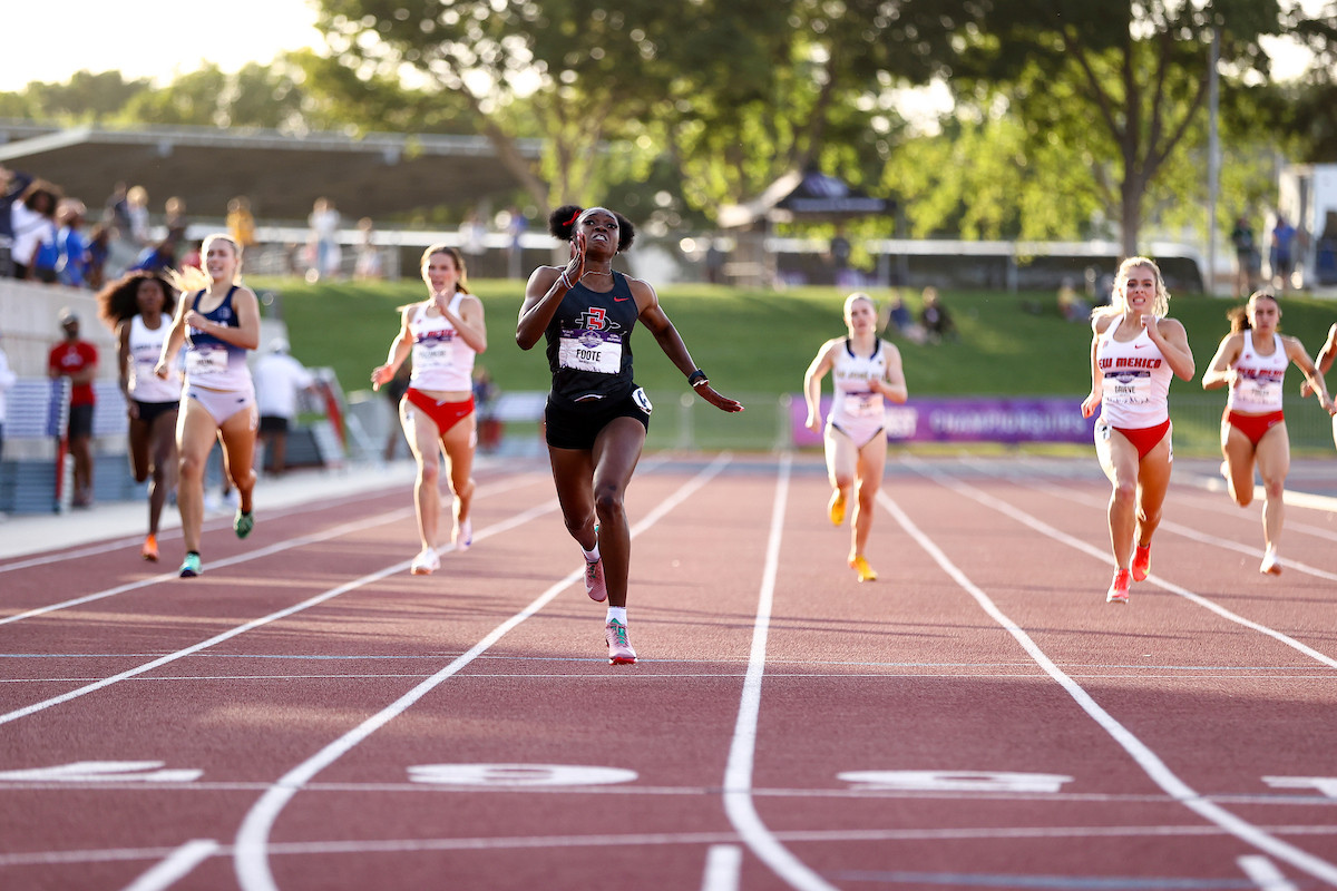 Shaquena Foote Sets MW and SDSU Record in 400 Meters at NCAA West First Round