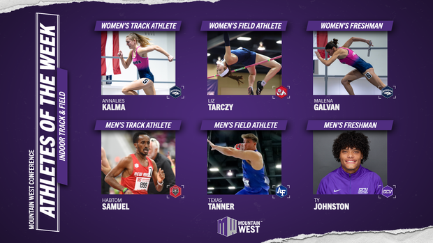 MW Indoor Track & Field Athletes of the Week - Dec. 9