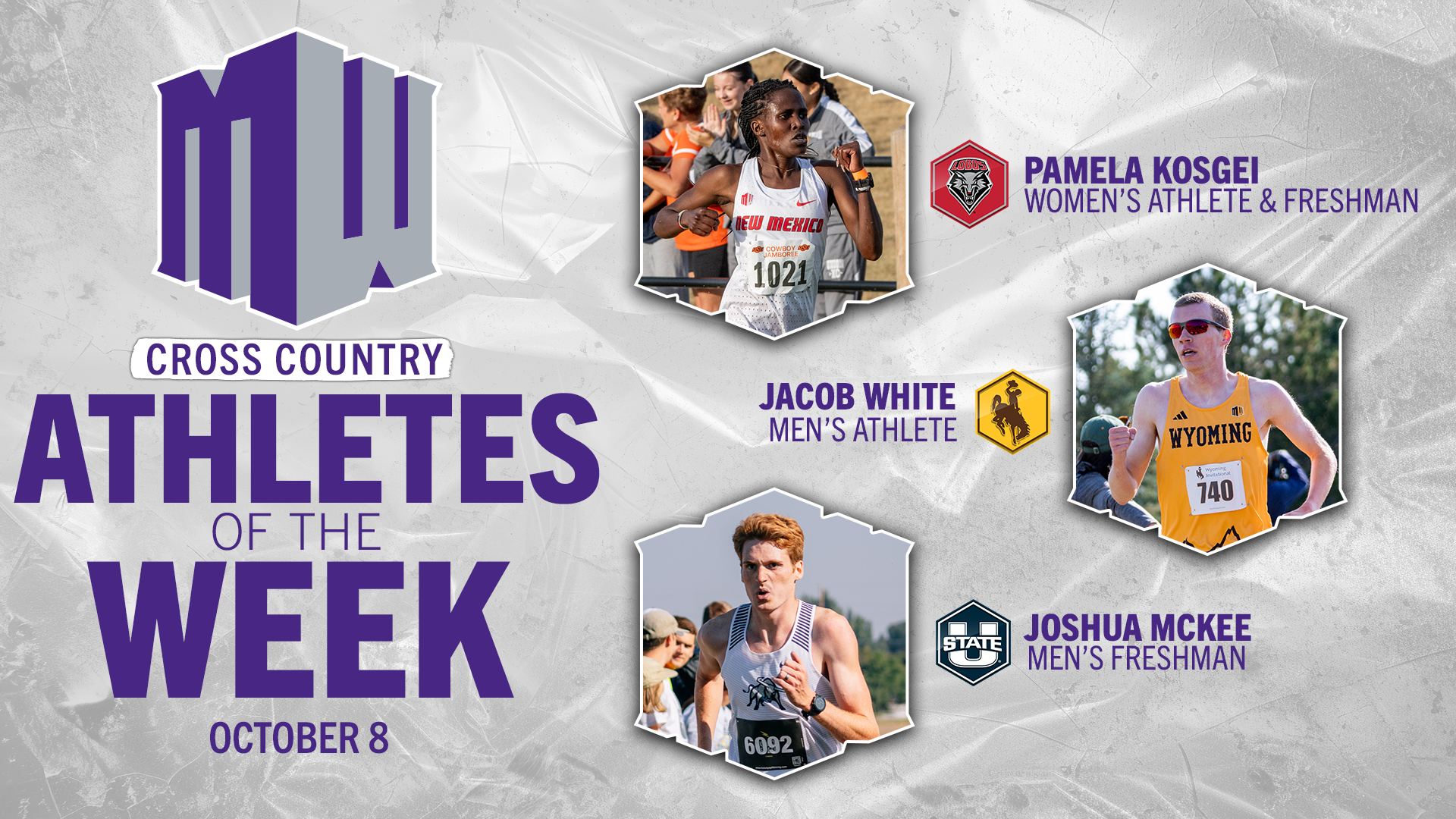 Mountain West Cross Country Athletes of the Week - Oct. 8