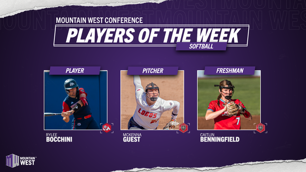 Mountain West Softball Players of the Week - April 6