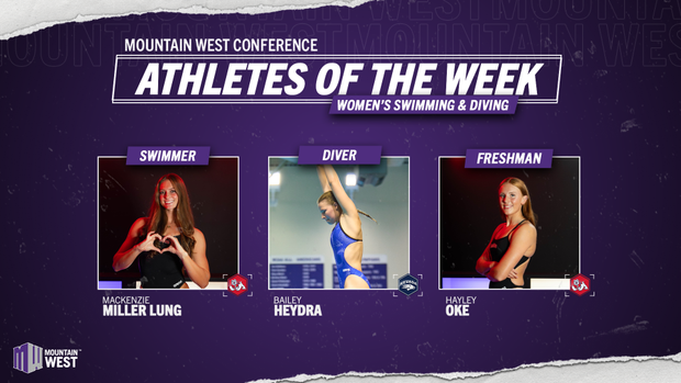 Mountain West Women’s Swimming & Diving Athletes Of The Week – Jan. 27