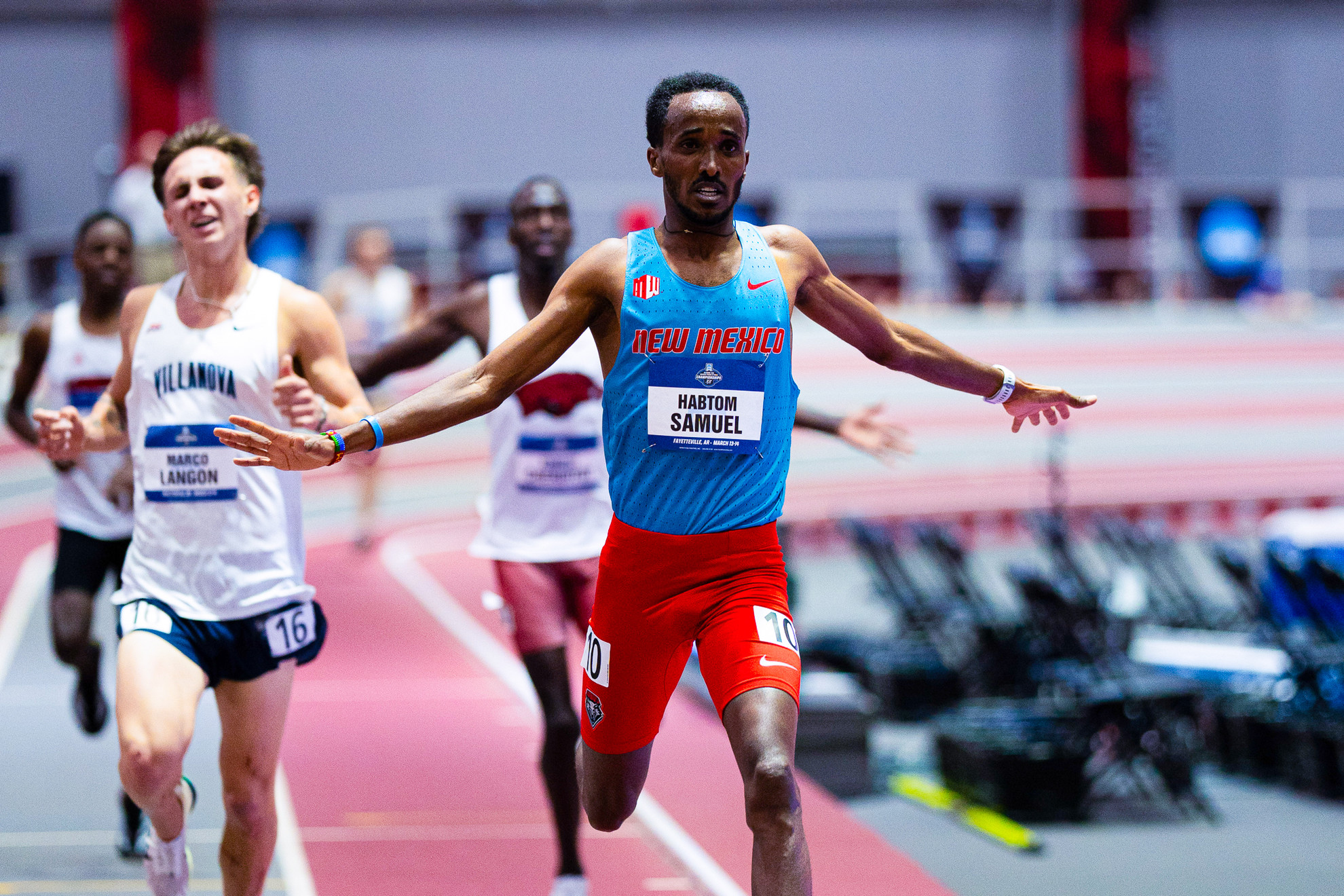 Habtom Samuel Wins NCAA Indoor 5K Title in Fayetteville