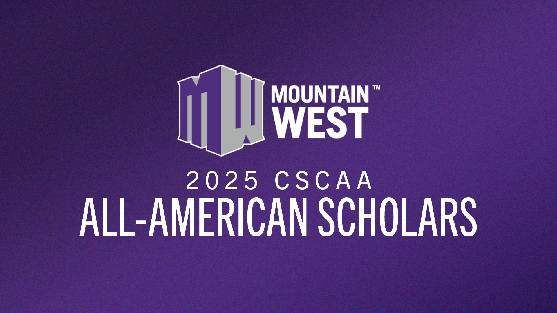 The MW Lands 38 on the CSCAA All-American Scholar Team