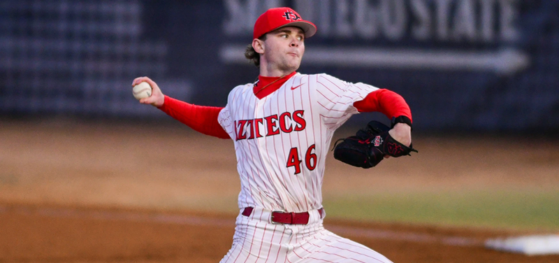 Aztecs Edge Huskies in Pitcher's Duel for Third Straight Victory