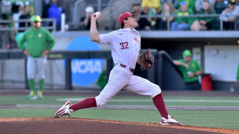 Meyers, WSU Drop Pitcher’s Duel to No. 15 Oregon in NCAA Regional Semifinal