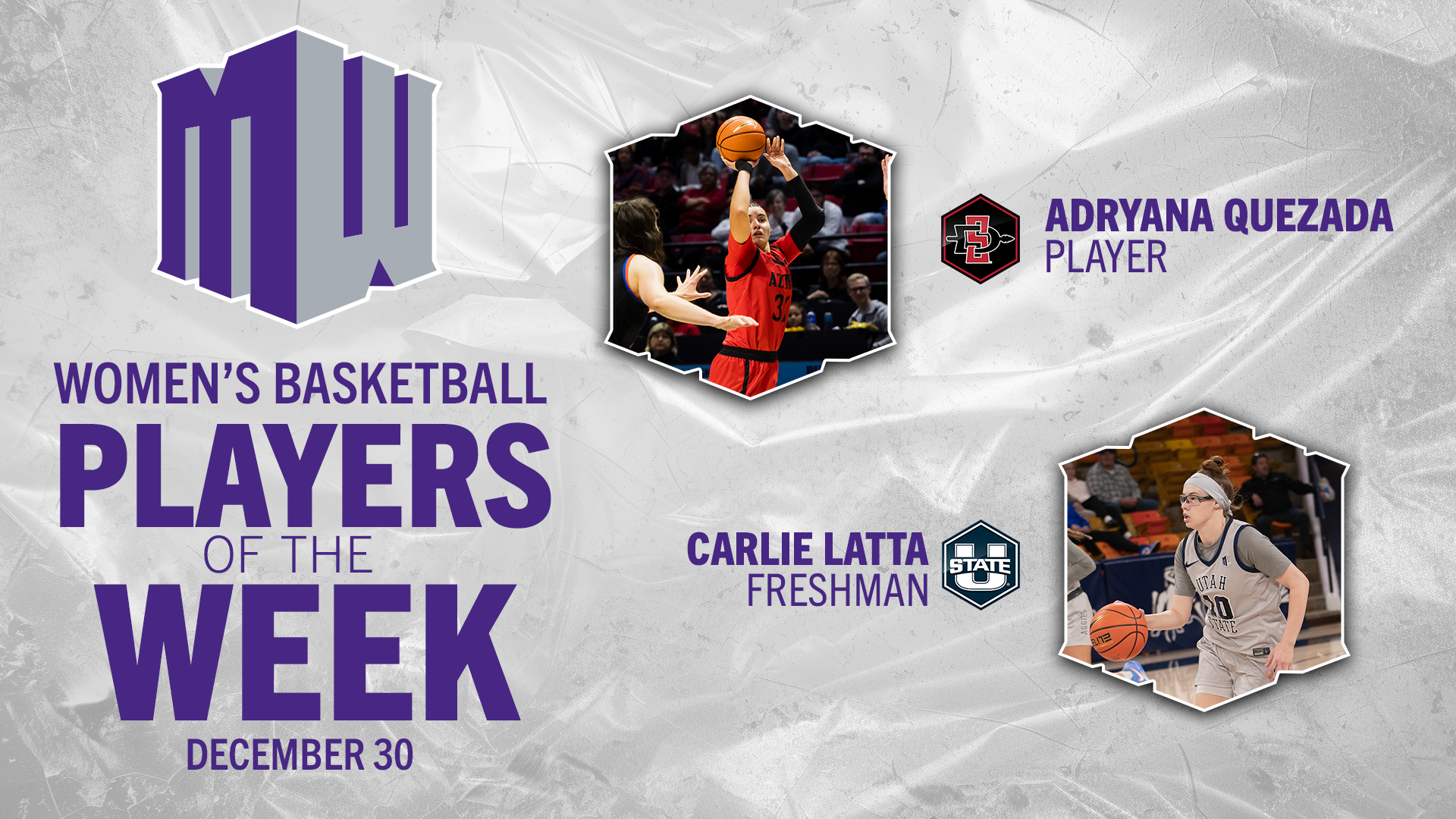 MW Women's Basketball Players of the Week - Dec. 30