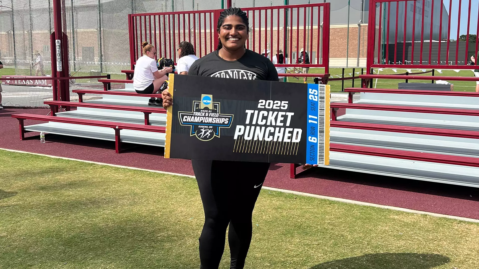 Jayasankar Punches Ticket To NCAA Championships In Discus Throw