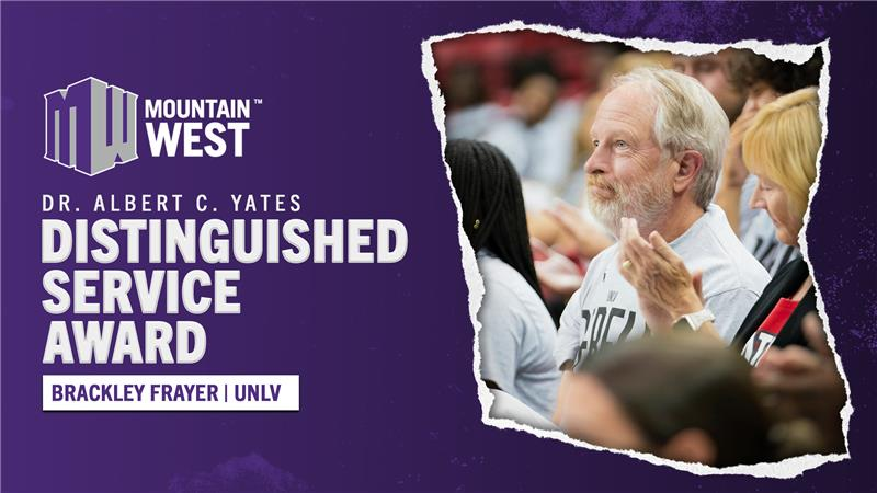 UNLV's Brackley Frayer Named 2024-25 Dr. Albert C. Yates Distinguished Service Award Winner