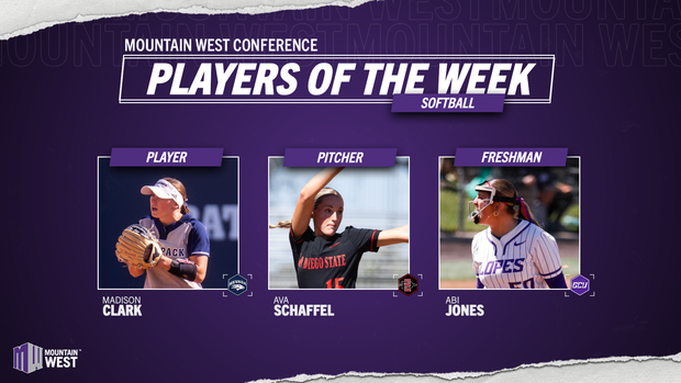 Mountain West Softball Players of the Week - March 30