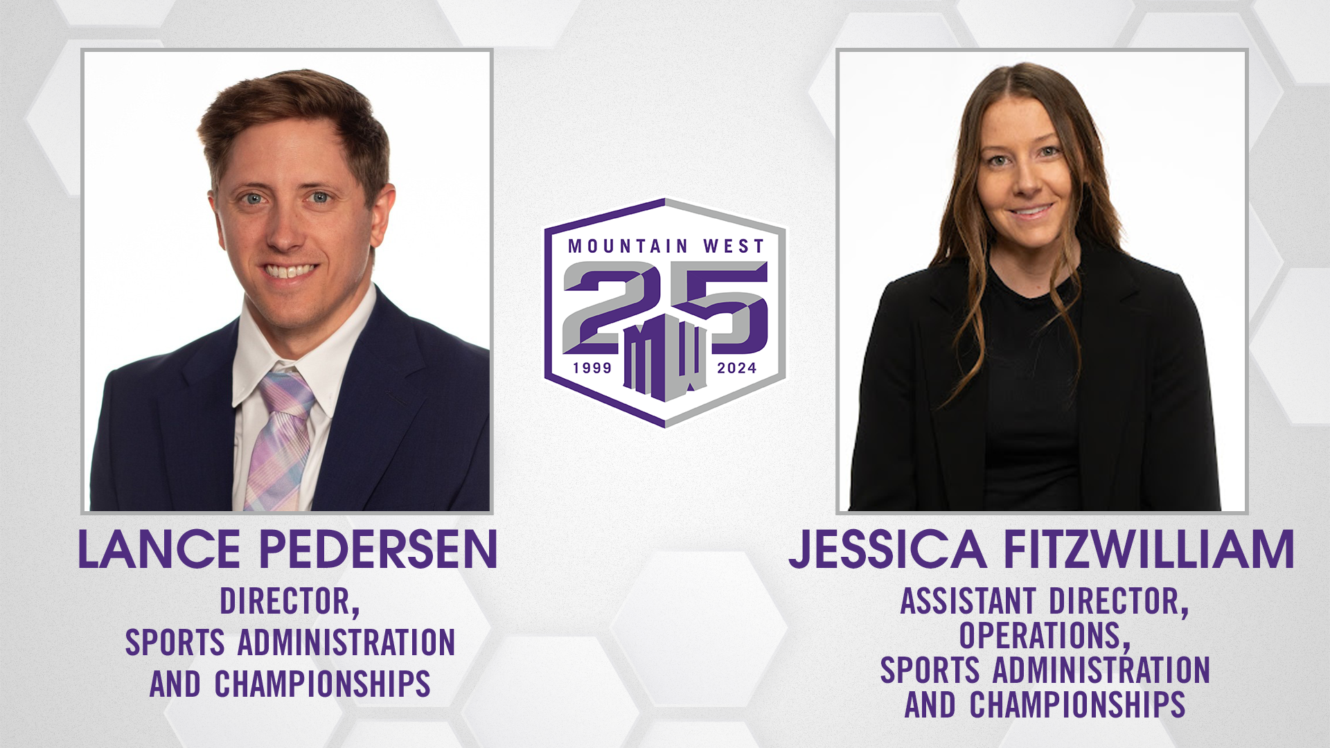 Mountain West Hires Pedersen, FitzWilliam to Championships Staff