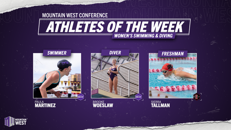 Mountain West Women’s Swimming & Diving Athletes Of The Week – Jan. 6