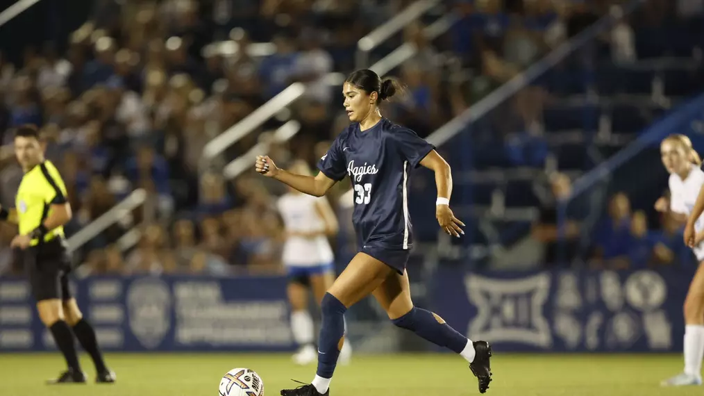 No. 19 Utah State Soccer Downs No. 16 BYU to Remain Perfect