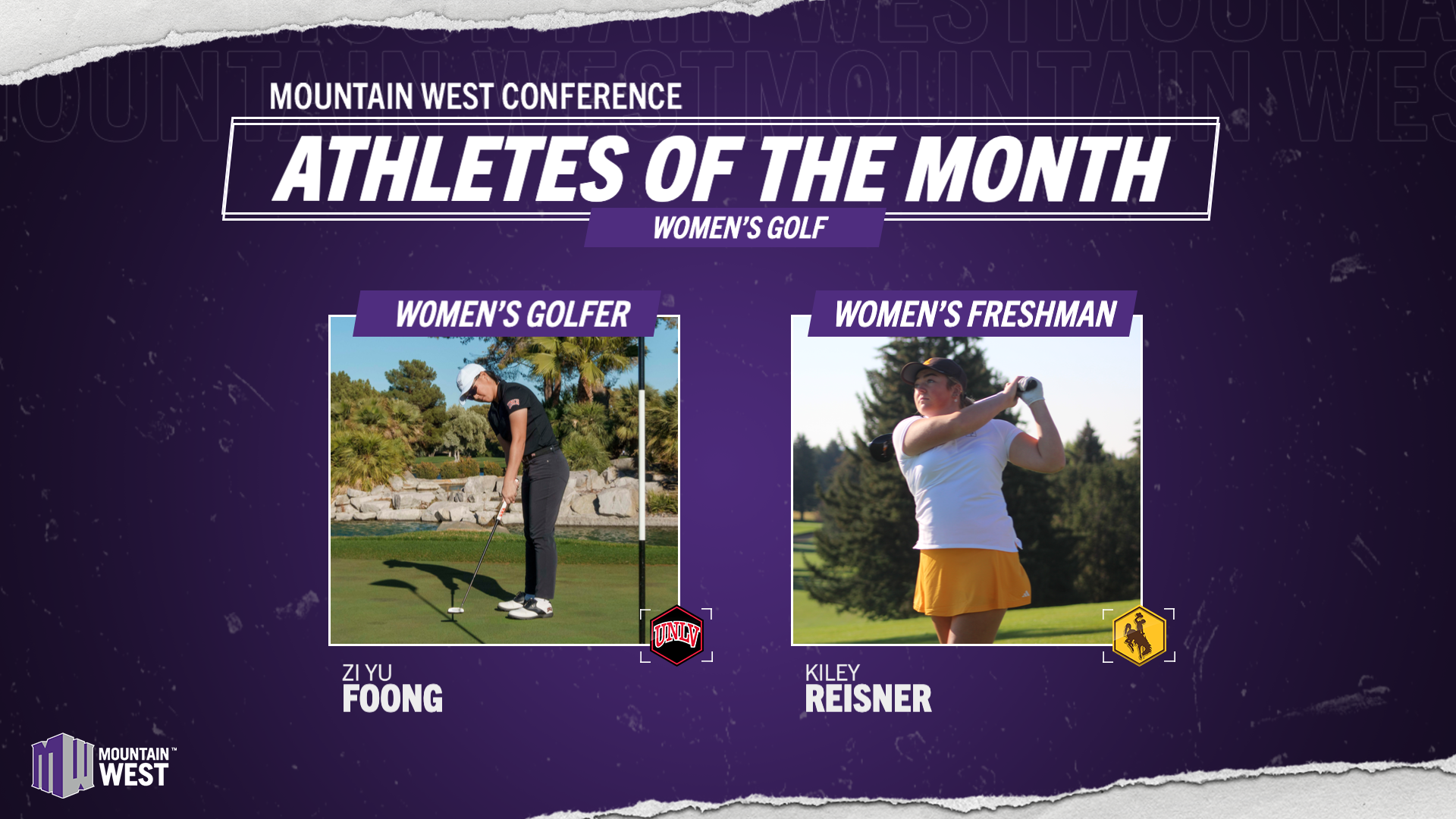 Mountain West Women's Golfers of the Month