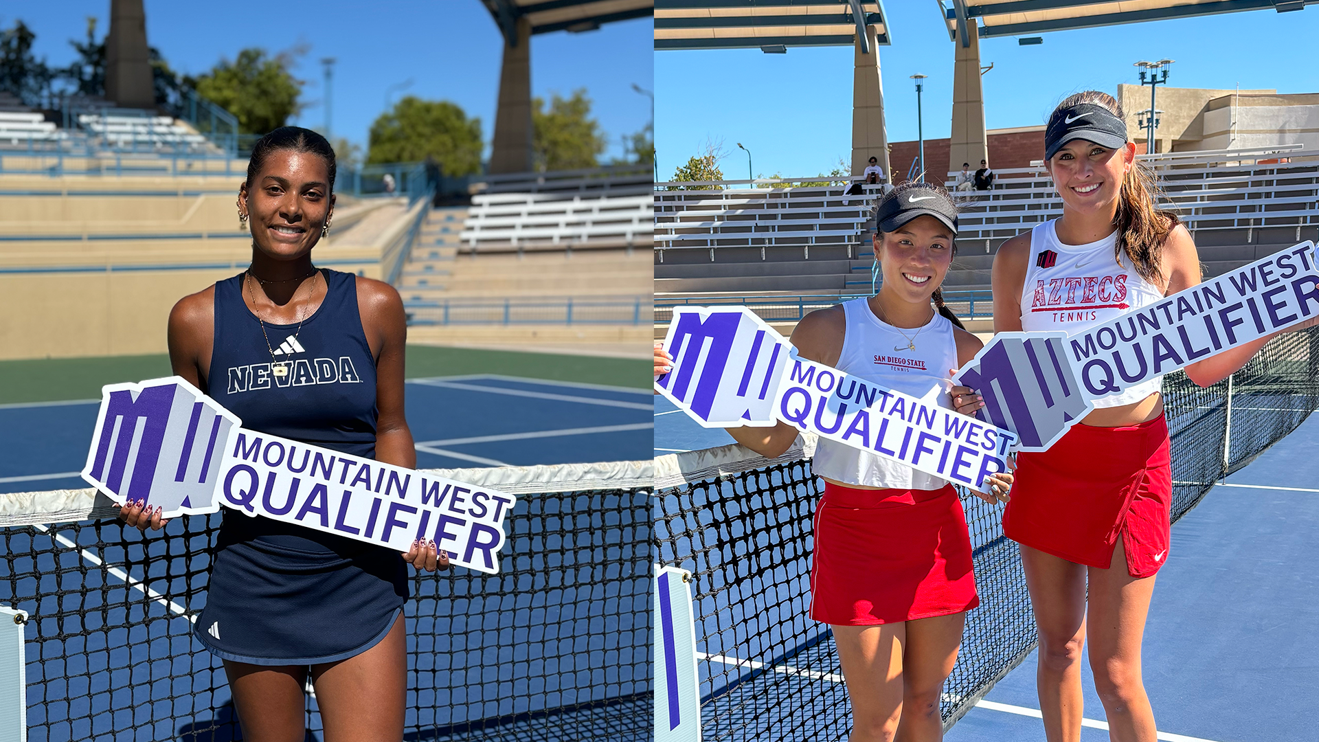 Nevada's Charrier, San Diego State's Chan and Turley Earn Mountain West Qualifier Bids To ITA Masters Championships