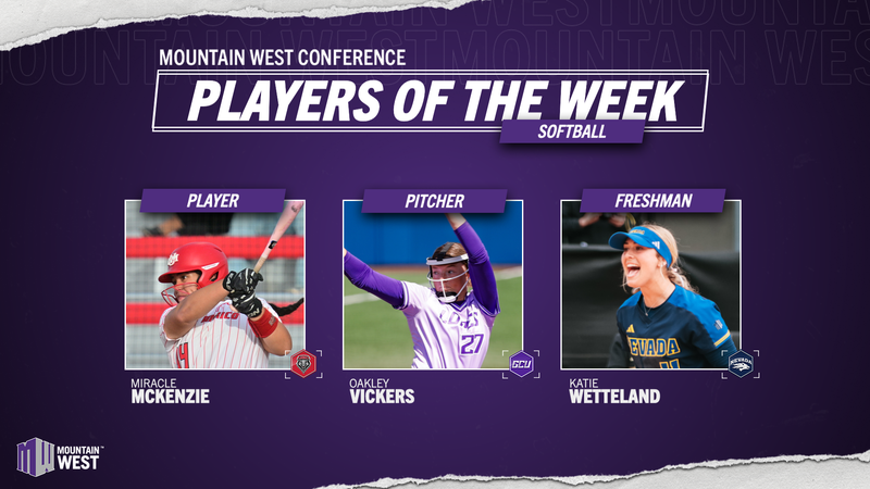 Mountain West Softball Players of the Week - March 9