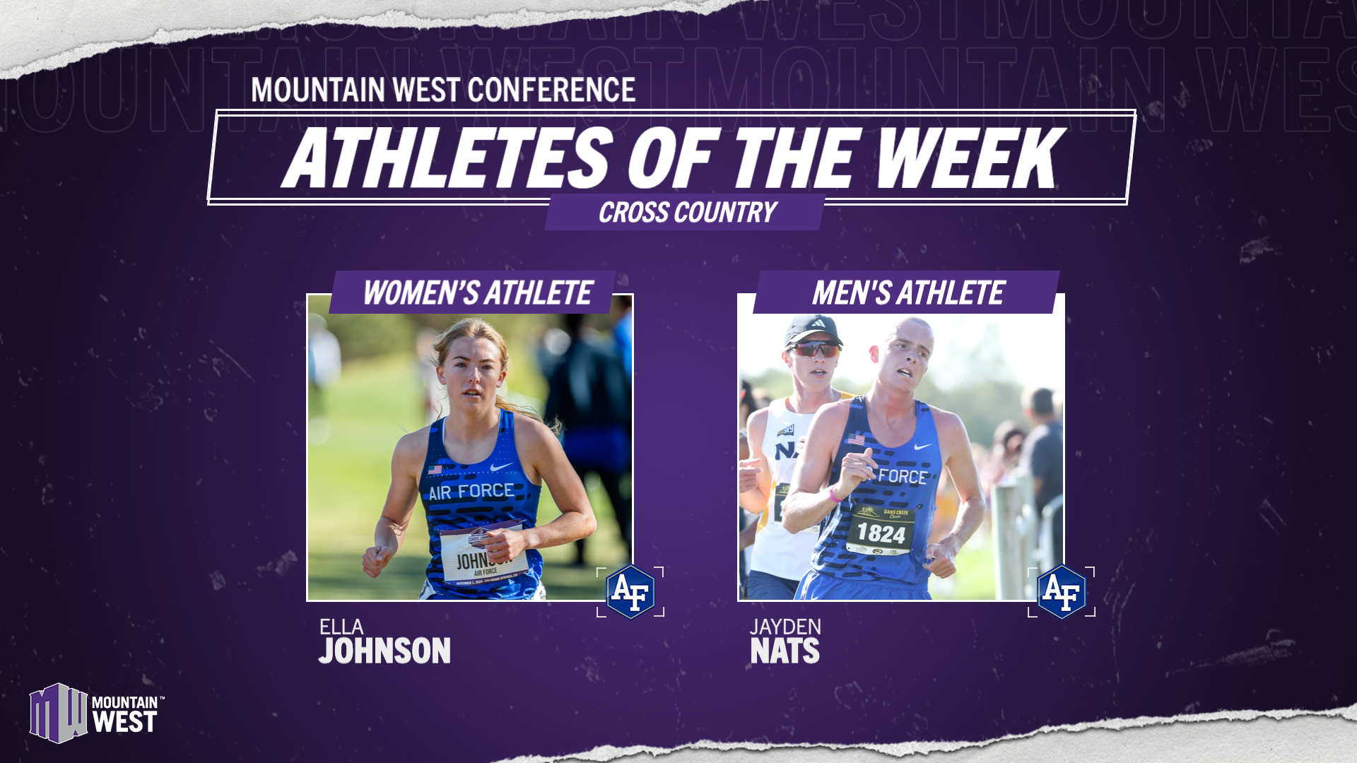 Mountain West Cross Country Athletes of the Week - Oct. 14