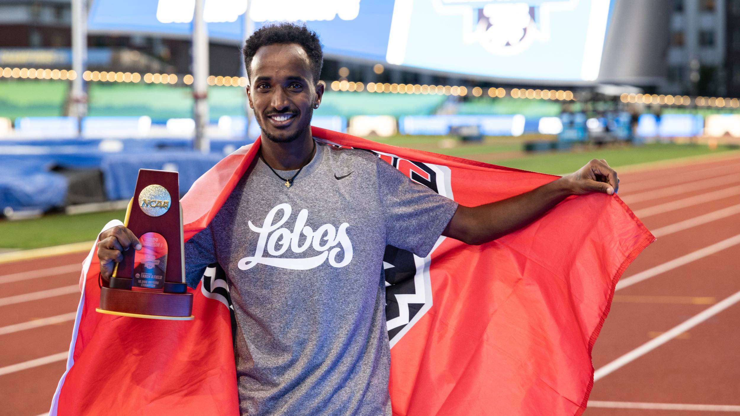 Habtom Samuel Wins Men's 10K Finals for First NCAA Title, Lobos' First Since 2019