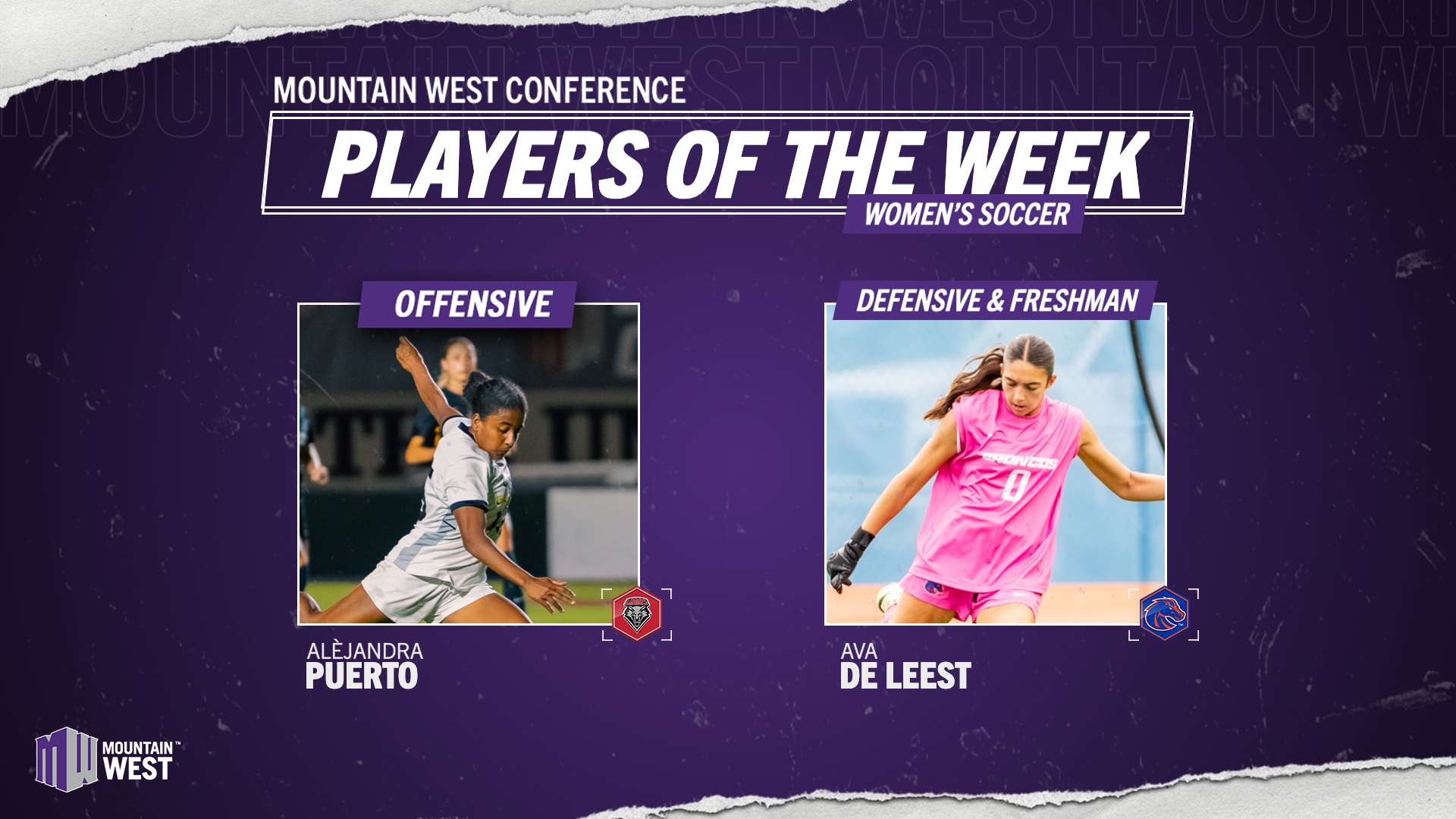 MW Soccer Players of the Week - Sept. 29