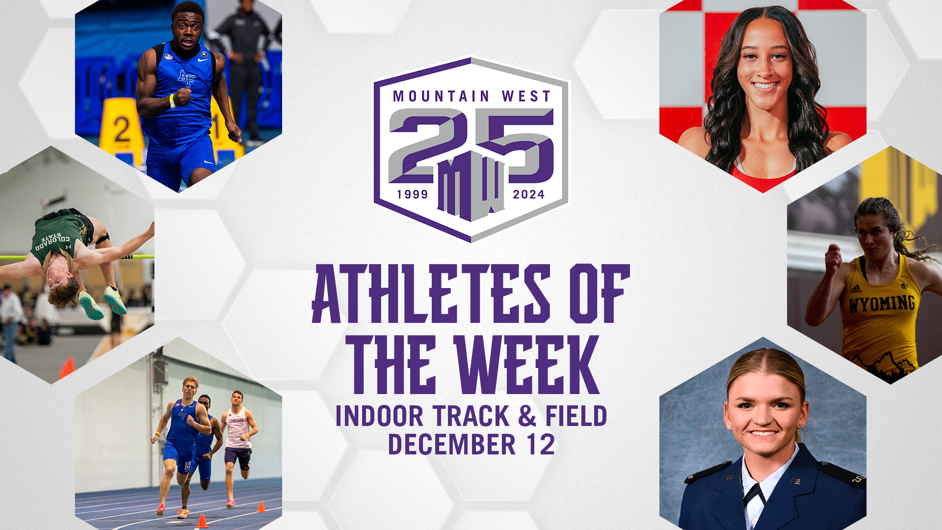 MW Indoor Track & Field Athletes of the Week - Dec. 12