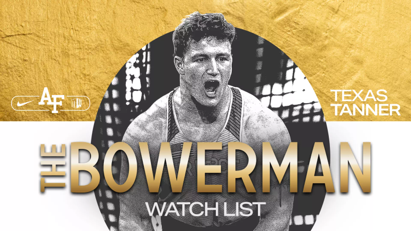 Texas Tanner Makes Air Force History with Selection to The Bowerman Watch List